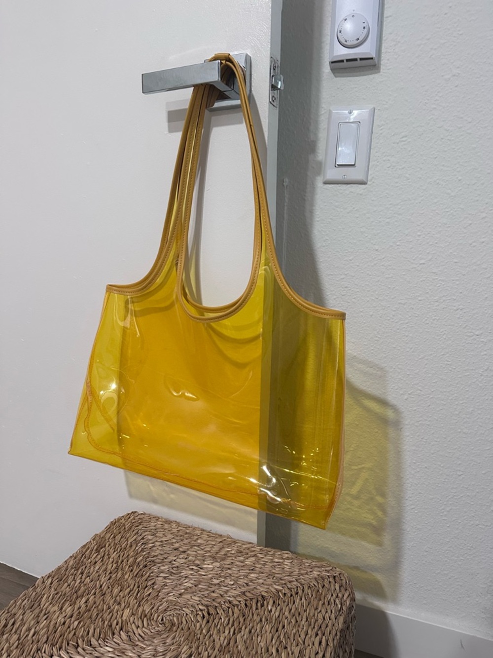 Thirty-years Yellow Transparent Tote Bag - Unbranded